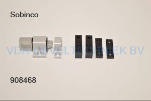 Sobinco knipslot/raamknip Zilver compleet.