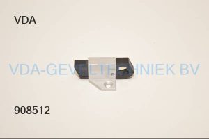 Metalchimex knipslot/raamknip EV1 met zwart.