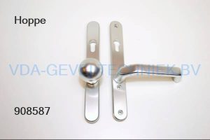 Hoppe senioren deurkruk/duwer PC92 smal schild SKG** 50/3278S/3276S F1 Alu