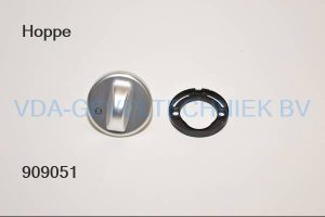 Hoppe WC rozet sleufknop/draaiknop F1