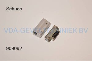 SCHUCO onderdeel 243668/233643  alu geleidings rol stuk.
