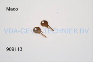 Maco sleutel t.b.v. draaival greep NR. 1D9