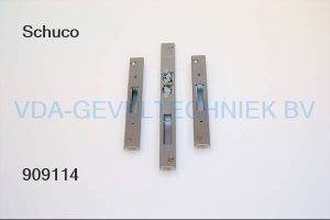 SCHUCO alu Dag- en nacht sluitplaten set 3-delig (Links) 239649