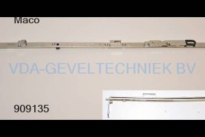 MACO I.S. Stolpespagnolet Gr.6 1851-2100mm RECHTS Multitrend Zilverlook 220012