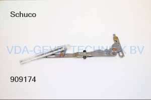 Schuco alu verdektliggende schaar 300 RECHTS 243011 RVS