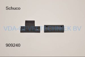 SCHÜCO SET ZWART VASTZETBLOK 208438
