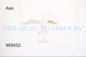 Ami deurkruk/duwer/deurgreep lanngschild BU/BI pc92 rechts