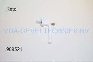 Roto patio greep/kruk WIT afsluitbaar