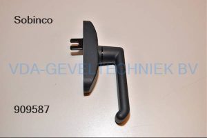 Sobinco alu raamkruk/handgreep met vork mat antraciet 30000-657