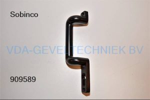 sobinco schuifdeur greep buitenzijde schuifpui met sleutelgat.