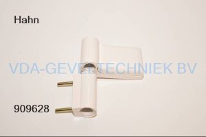 Dr. Hahn 2 delig scharnier K60590002 RAL9001 Creme