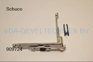 Schüco Verdekt Liggend Onderscharnier Links 243173 (Ecklager)