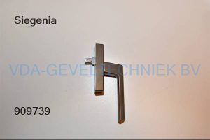 Siegenia raamkruk draaikiep niet afsluitbaar Betongrijs/lichtgrijs RAL 7023 LM4200