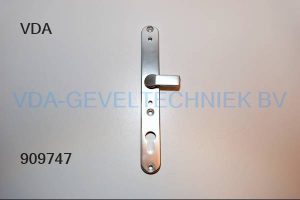 Deurkruk Patio/rolluik greep zilver PC92