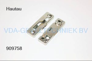 Hautau sluitplaat met kierstand voor hout 24mm