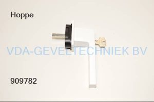 Hoppe draaikiep raamgreep  AFSLUITBAAR Verkeerswit. Austin.