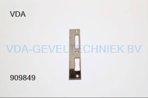 Dag en nachtsluitplaat RVS 225x34MM