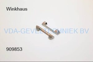 Winkhaus afdekkap t.b.v bovenscharnier zilver.