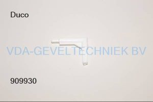 Duco bocht 1224 40mm wit