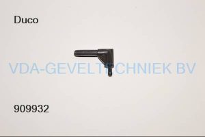 Duco bocht 1220 20mm zwart