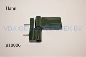 Dr. Hahn 2-delig scharnier KT-V6R RAL6009 groen. Opdek 18-23mm.