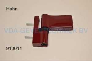 Dr. Hahn 2-delig scharnier KT-V6R RAL3005. Opdek 18-23mm.