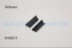 Schuco afwateringskapje zwart 227169 - 493 (prijs per stuk, minimale afname 10 stuks)