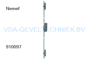 Nemef meerpuntssluiting Comforte Anti-Paniek Senior  Elektro-mech. - Drn 65/72 mm Links