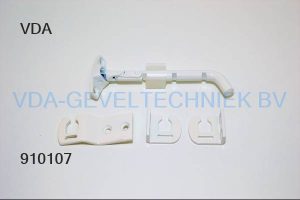 DX Kierstandhouder verstelbaar met veiligheidssluiting. KSH 861 / 881 Links