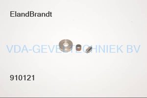 Schuifpui wiel 20mm as 6-8mm RVS