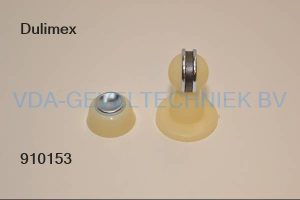 DX Deurvastzetter magnetisch 80mm met voetplaat 55mm kunststof Wit DVZ M 802 WE door Stay .