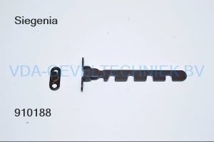 Siegenia Titan kierstandhouder / raamvastzetter incl. vlak vleugeldeel bruin