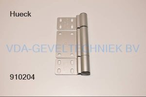 Hueck Hartmann alu 3 delig scharnier Z994918.02 RVS