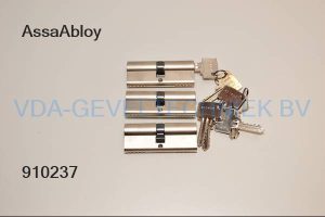 Litto Cilinder set  a 3 / 40x40MM gelijksluitend, 9 sleutels