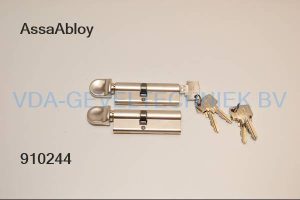 Litto Knopcilinder set a 2 st / 50x40 mm  gelijksluitend