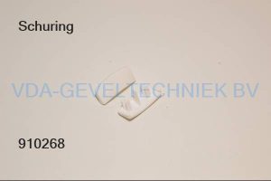 Schuring  Afwaterkapje  RaL9001 CREME (prijs per stuk, minimale afname 10 stuks)