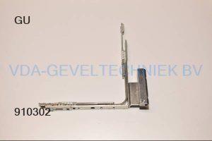 Gu hoekoverbrenging (Eckumlenkung) met onderscharnier (Ecklager) links 6-36888-18R Rechts