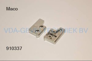 Maco onderdeel oploop plaat vlak 30MM 365658 links hout