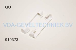 GU afdekkap bovenscharnier 9-47334-02-0-7 Wit Rechts