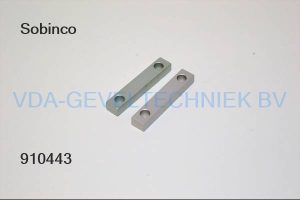 SOBINCO vulplaatje voor Sluithaak ALUMINIUM EV1