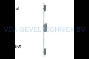 NEMEF meerpuntssluiting 65/72/F24 L-1950MM sleutelbediend 4923/01 3 x haak