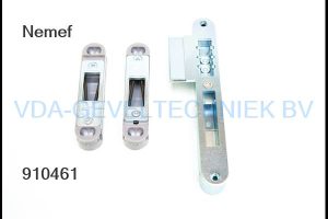 NEMEF sluitplatenset  infrees 3x sluitkom + sluitplaat lange lip VPM5012 PC72
