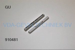 GU UITVULPLAAT FIX 9-40089-25. SPONN., ZILVER 98 x 8 mm