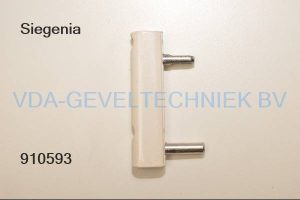 Siegenia onderscharnier vleugeldeel TBEB6130-101063 KF 6x16/20 Ral9001 Creme