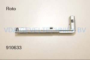 Roto alu Sluitstuk Kiplager met uittilbeveiliging Rechts Alu variant 02 770417