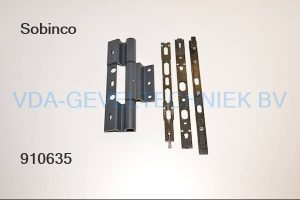 SOBINCO SCHARNIER RAL7016  GROEF 14-18 KLEMBAAR 3-DELIG