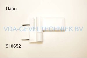 Dr. Hahn 2-delig scharnier Serie KT-EV RAL9016 (opdek 18-23MM) 15MM K207GV034