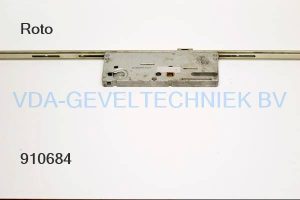 Roto Meerpuntssluiting  65/92/10/f20x1760mm afgerond Din Rechts 2 x haak