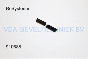 RC afwateringskapje zwart 50x15mm Remi Claeys 703/575 (prijs per stuk, minimale afname 10 stuks)