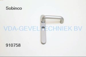 Panieksluitingkruk 5701-20 zilver op langschild met PZ50